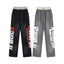 ROUGHPLAY Heavyweight Washed Sweatpants - Lightning Bolt Logo & Double Waistband