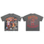 ROUGHPLAY Heavyweight Distressed Graphic Tee - Pink Swimsuit & Burning Car
