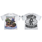 ROUGHPLAY Heavyweight Distressed Graphic Tee - Liberty & New York City