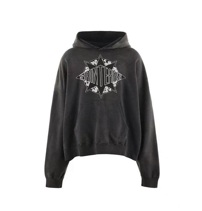 Saint Michael ST915 Gothic Cross Graphic Hoodie Hover Image