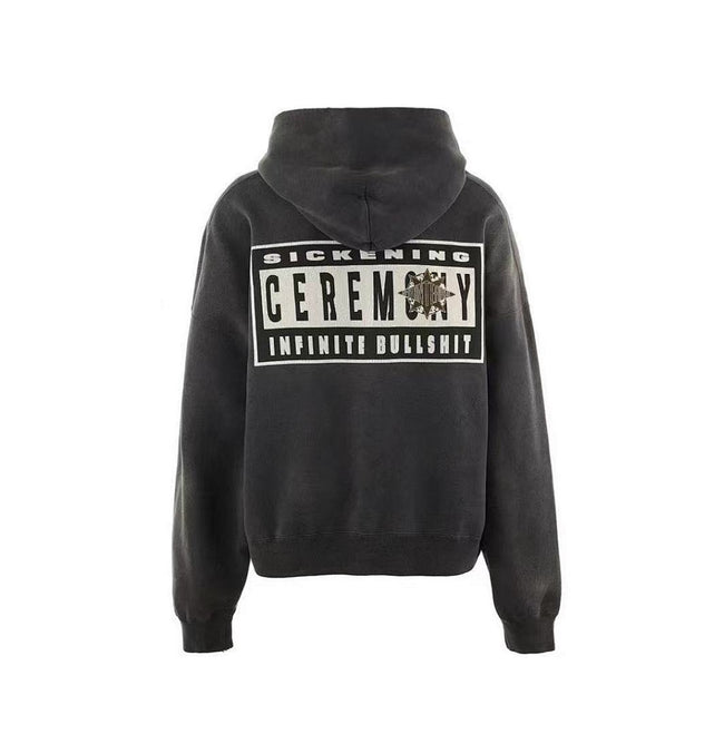 Saint Michael ST915 Gothic Cross Graphic Hoodie Main Image