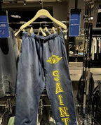 Saint Michael ST926 Vertical Logo Badge Sweatpants
