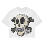 Mixed Emotion Skull Graphic Tee