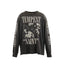 Saint Michael Tempest Graphic & Back Script Sweatshirt