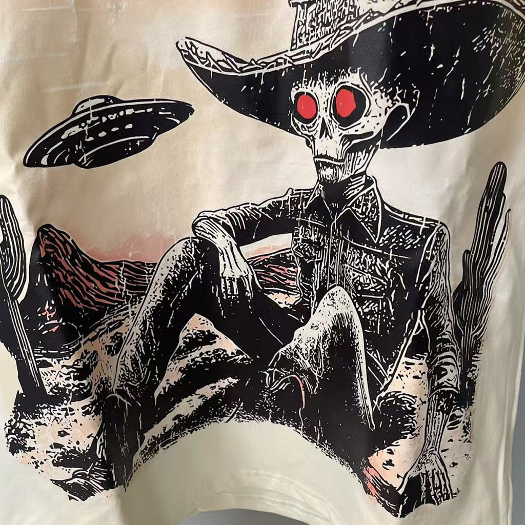 Mixed Emotion Illustrated Graphic Tee