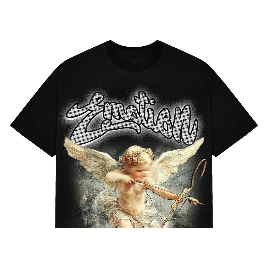 Mixed Emotion Graphic Character Tee