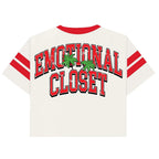 Mixed Emotion Striped Graphic Tee