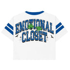 Mixed Emotion Striped Graphic Tee