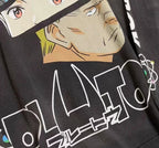 Saint Michael Character Artwork & Text Graphic Sweatshirt