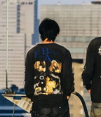 Saint Michael Multi-Patch Artwork Vintage Sweatshirt