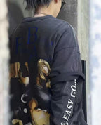 Saint Michael Multi-Patch Artwork Vintage Sweatshirt