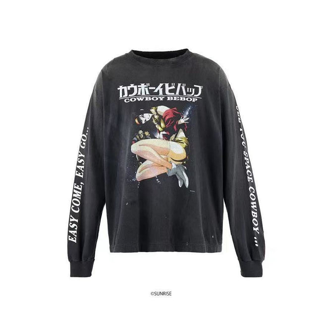 Saint Michael Multi-Patch Artwork Vintage Sweatshirt Hover Image