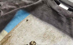 Saint Michael Portrait Graphic & Back Illustration Sweatshirt