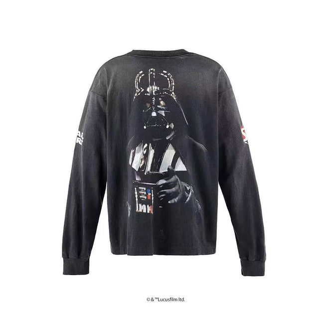 Saint Michael Portrait Graphic & Back Illustration Sweatshirt Main Image