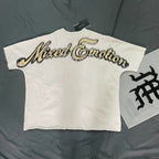 Mixed Emotion Cropped Graphic Tee