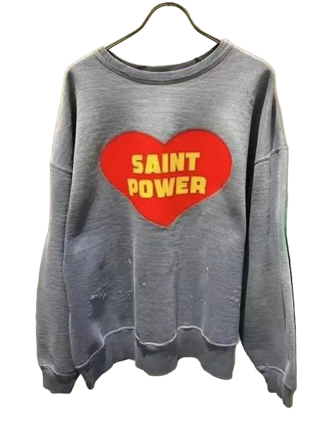 Saint Michael ST1011 Saint Power Heart Sweatshirt Hover Image