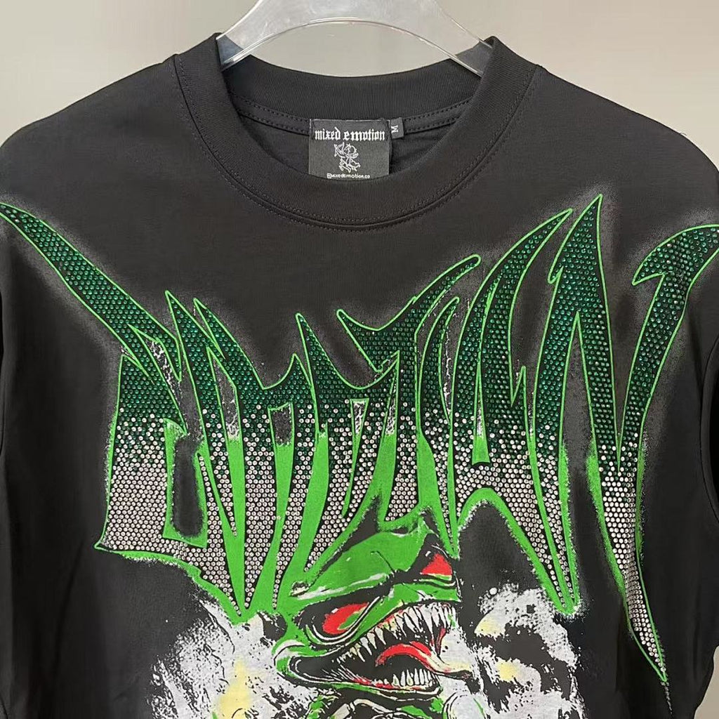 Mixed Emotion Illustrated Graphic Tee