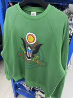 Saint Michael ST1012 Eagle Emblem Graphic Sweatshirt