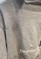 Saint Michael ST920 Distressed Patch Hoodie