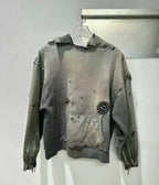 Saint Michael ST920 Distressed Patch Hoodie