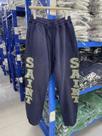 Saint Michael KST1033 Dual Leg Block Letter Sweatpants