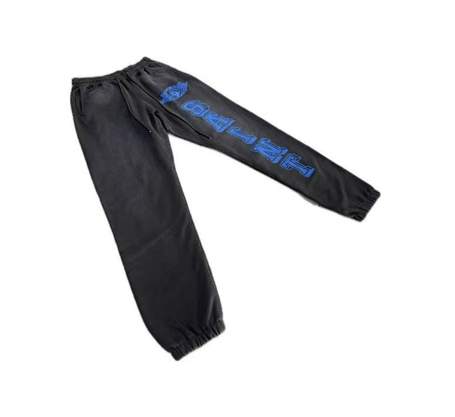 Saint Michael KST1037 Angel Wing Vertical Logo Sweatpants Main Image