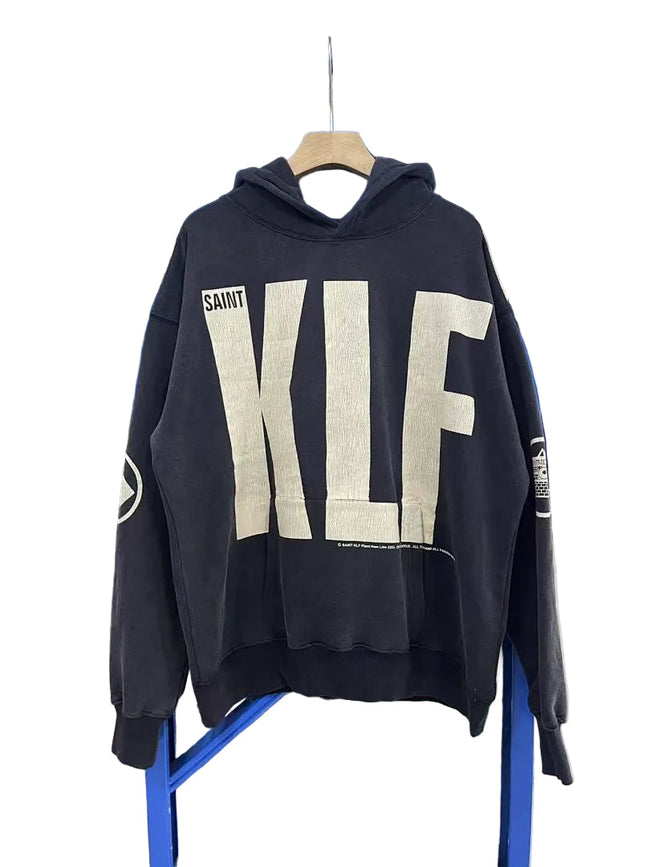 Saint Michael ST1025 Appliqué Text Hoodie Hover Image