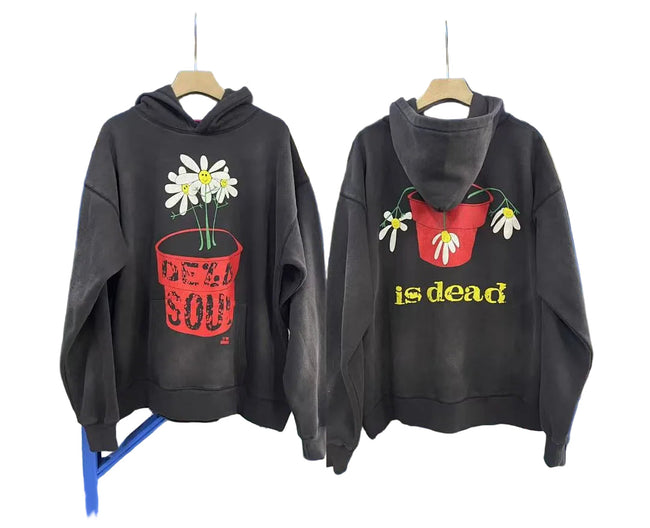 Saint Michael ST1040 Flower Graphic Hoodie Hover Image