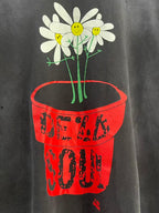 Saint Michael Botanical Flower Pot Print Sweatshirt