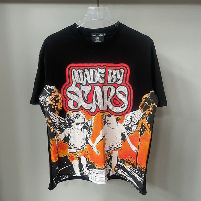 Mixed Emotion Graphic Skull Tee Hover Image