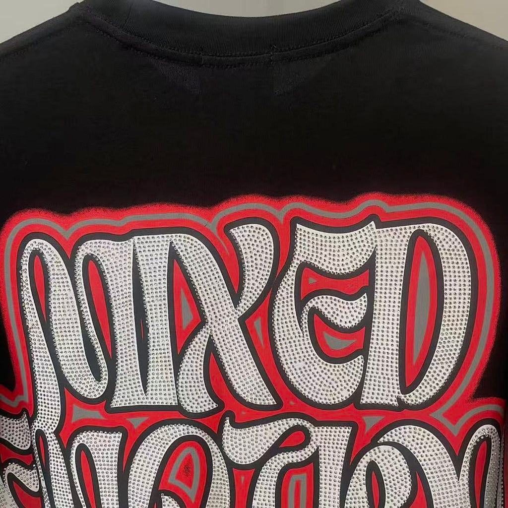 Mixed Emotion Graphic Skull Tee
