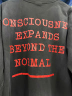 Saint Michael Photo Print & Slogan Typography Sweatshirt