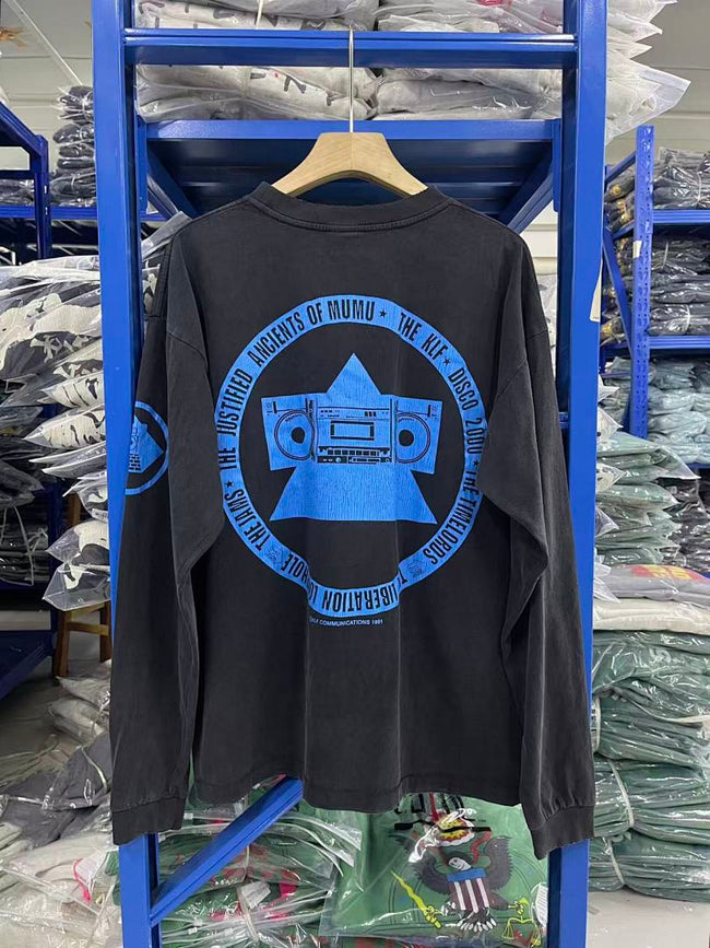 Saint Michael KLF Block Letter Graphic Sweatshirt Main Image