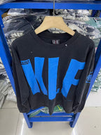 Saint Michael KLF Block Letter Graphic Sweatshirt