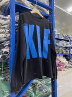 Saint Michael KLF Block Letter Graphic Sweatshirt