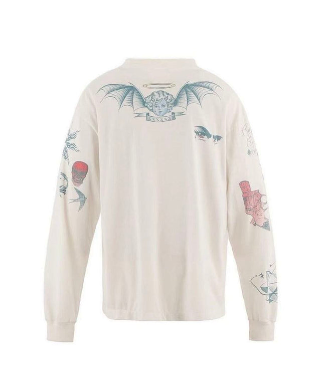 Saint Michael Multi-Illustration Sleeve & Back Print Sweatshirt Main Image