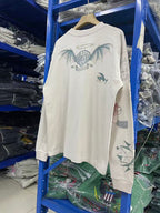 Saint Michael Multi-Illustration Sleeve & Back Print Sweatshirt