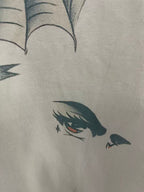 Saint Michael Multi-Illustration Sleeve & Back Print Sweatshirt