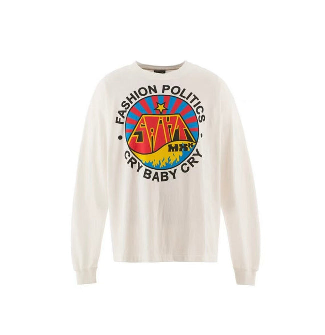 Saint Michael Circular Graphic Badge Print Sweatshirt Hover Image