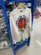Saint Michael Circular Graphic Badge Print Sweatshirt