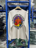 Saint Michael Circular Graphic Badge Print Sweatshirt