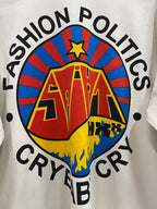 Saint Michael Circular Graphic Badge Print Sweatshirt