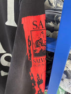 Saint Michael Graphic Art & Kiss Slogan Sweatshirt