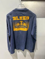 Saint Michael Sleeve Print & Back Emblem Vintage Sweatshirt
