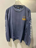 Saint Michael Sleeve Print & Back Emblem Vintage Sweatshirt