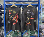 Saint Michael Rocket Graphic & Multi-Print Sweatshirt
