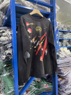 Saint Michael Rocket Graphic & Multi-Print Sweatshirt