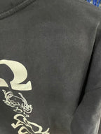 Saint Michael Sword Graphic & Text Long Sleeve Sweatshirt