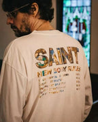 Saint Michael Metallic Arch Logo Vintage Sweatshirt