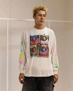 Saint Michael Pop-Art Collage Printed Sweatshirt